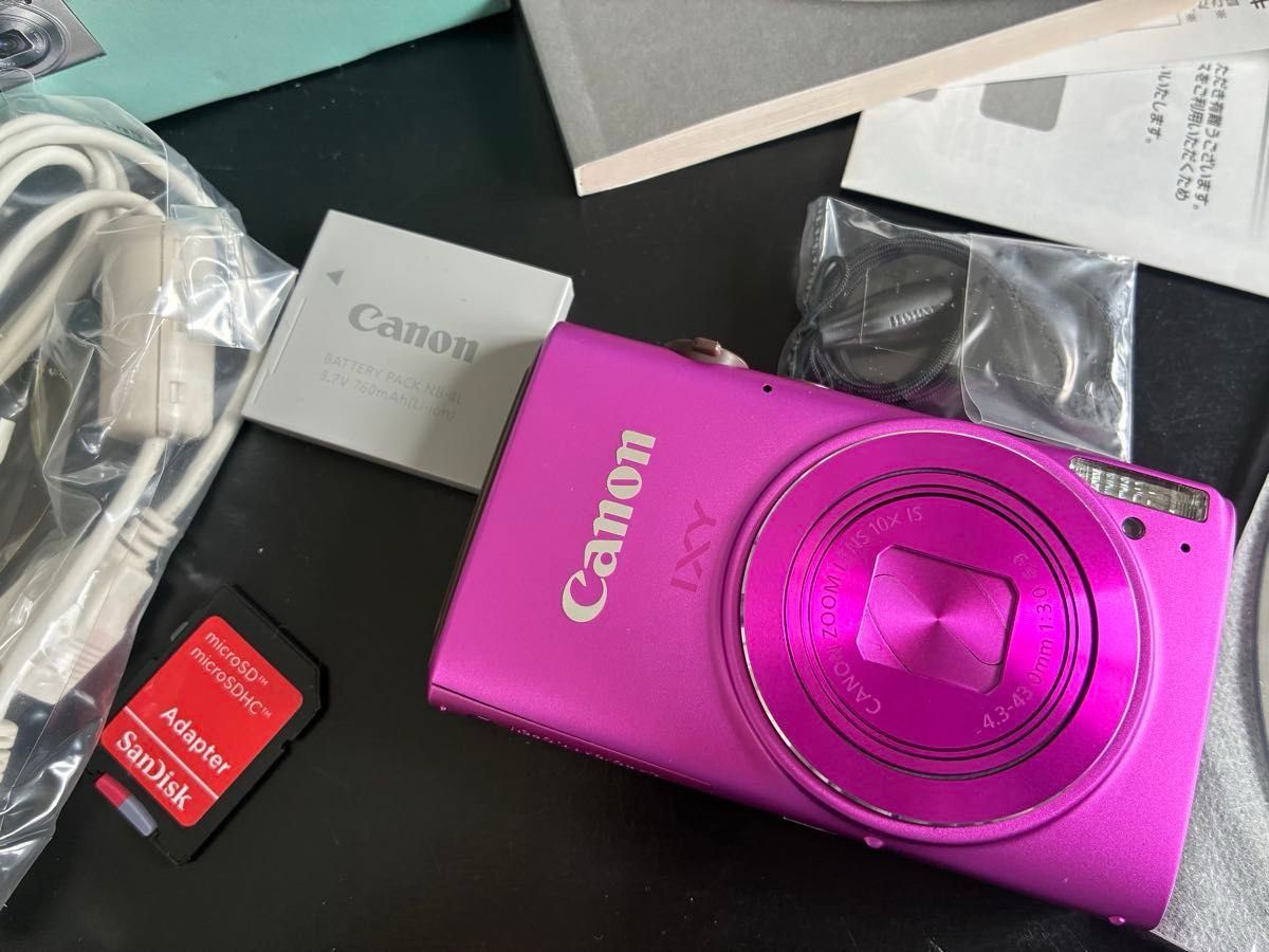 美品 キャノン Canon IXY610F ピンク デジカメ カード付き｜Yahoo