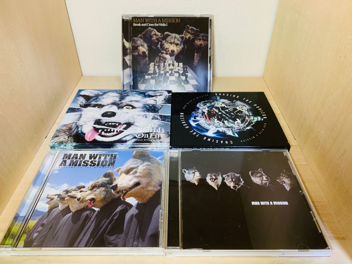 特典付】 MAN WITH A MISSION CD アルバム 5枚 セット 初回盤多数