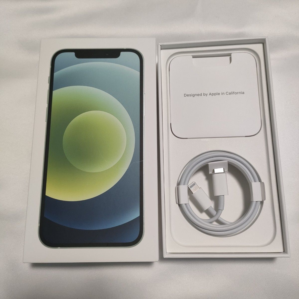 iPhone12 128GB グリーン 本体 SIMフリー 残債なし 外箱 充電ケーブル
