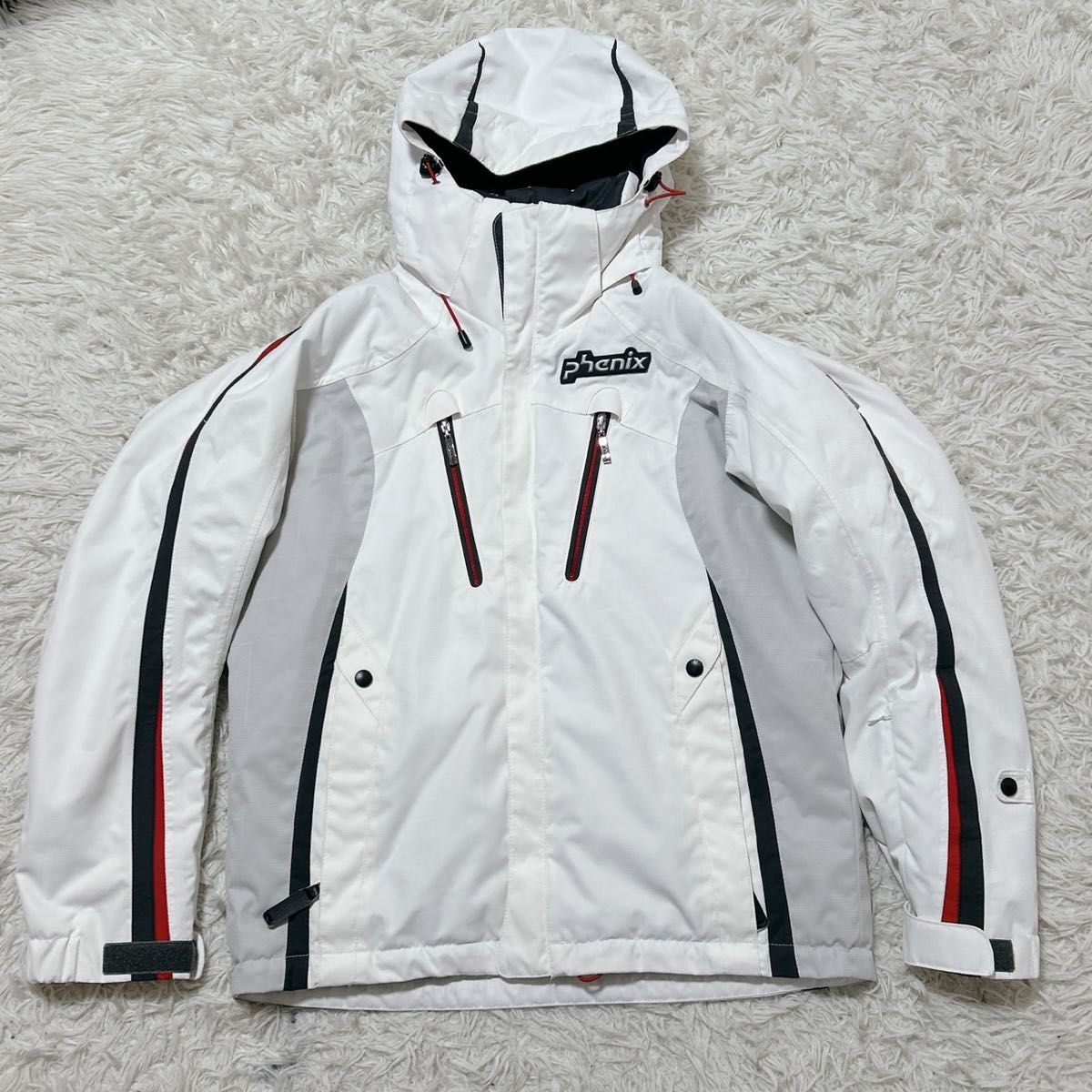 2377】phenix スキーウェア スノーボードウェア ジャケット ホワイト
