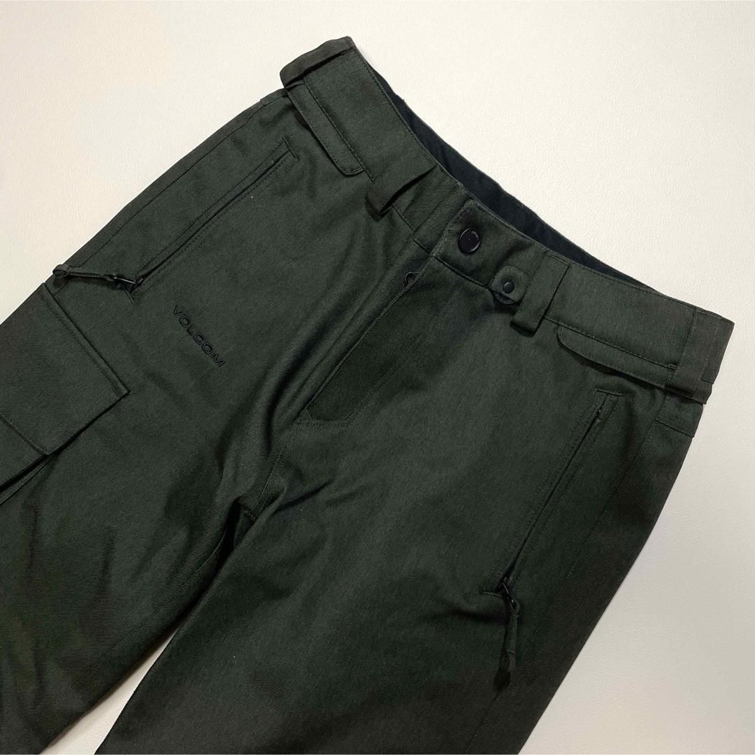 6704【美品】ボルコム パンツ 無地 スノボウェア メンズ カーキ｜Yahoo