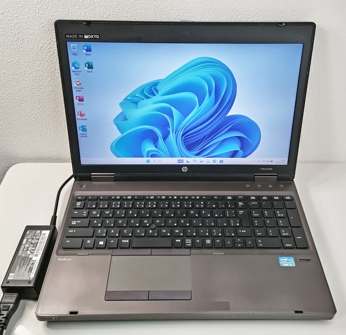 Win11 SSD MS office有り hp ProBook 6570b Core i5 2410M メモリ8G