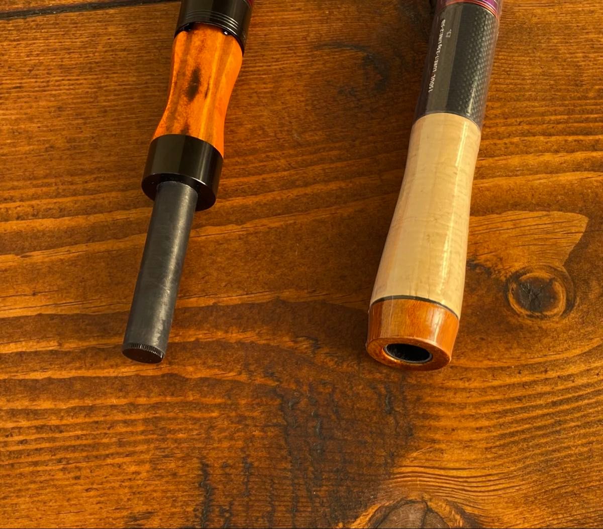 新品未使用 トラウトロッド テレスコロッド 天然木グリップ コンパクト