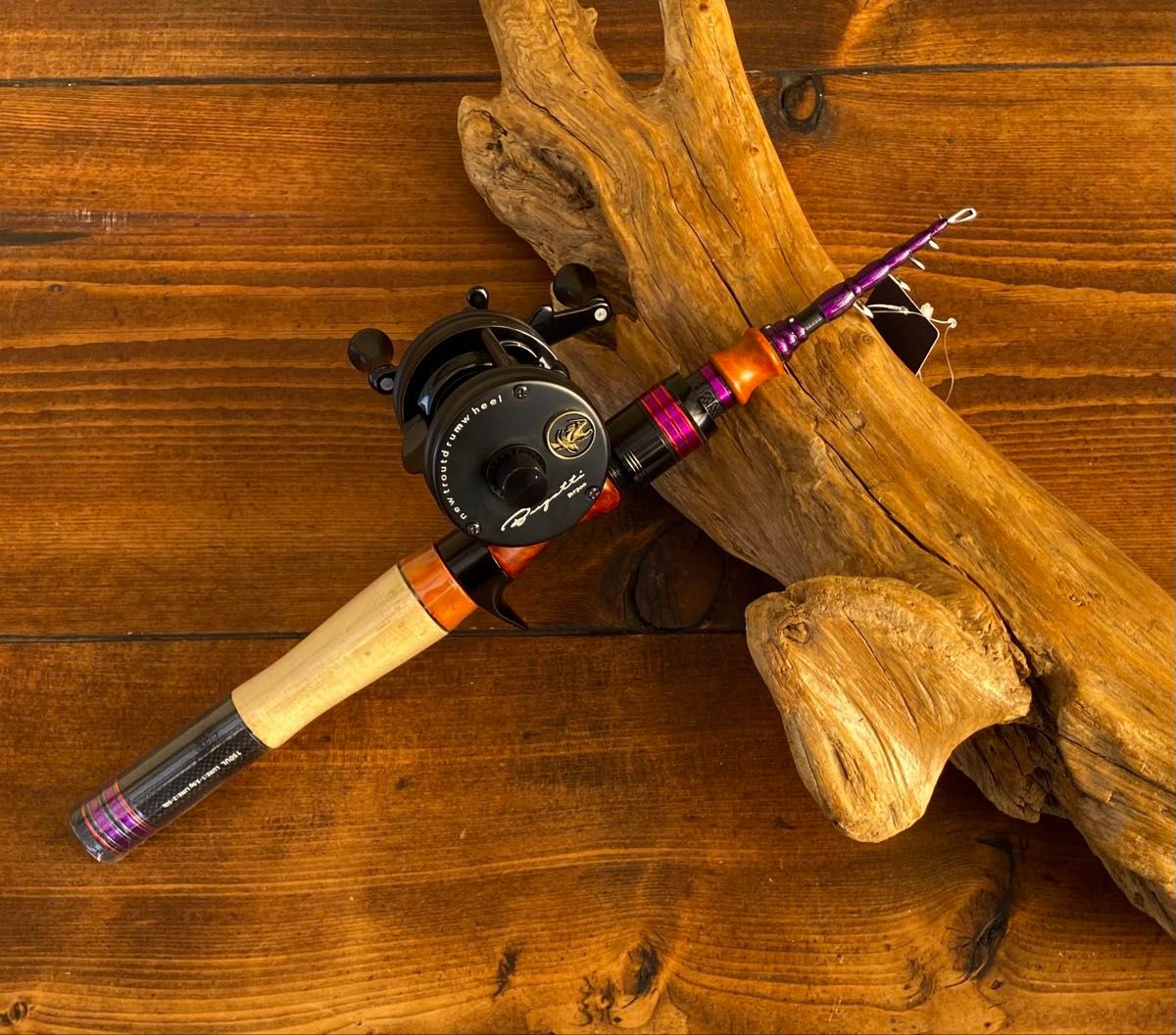 訳アリ トラウトロッド テレスコロッド ウッドグリップ コンパクト