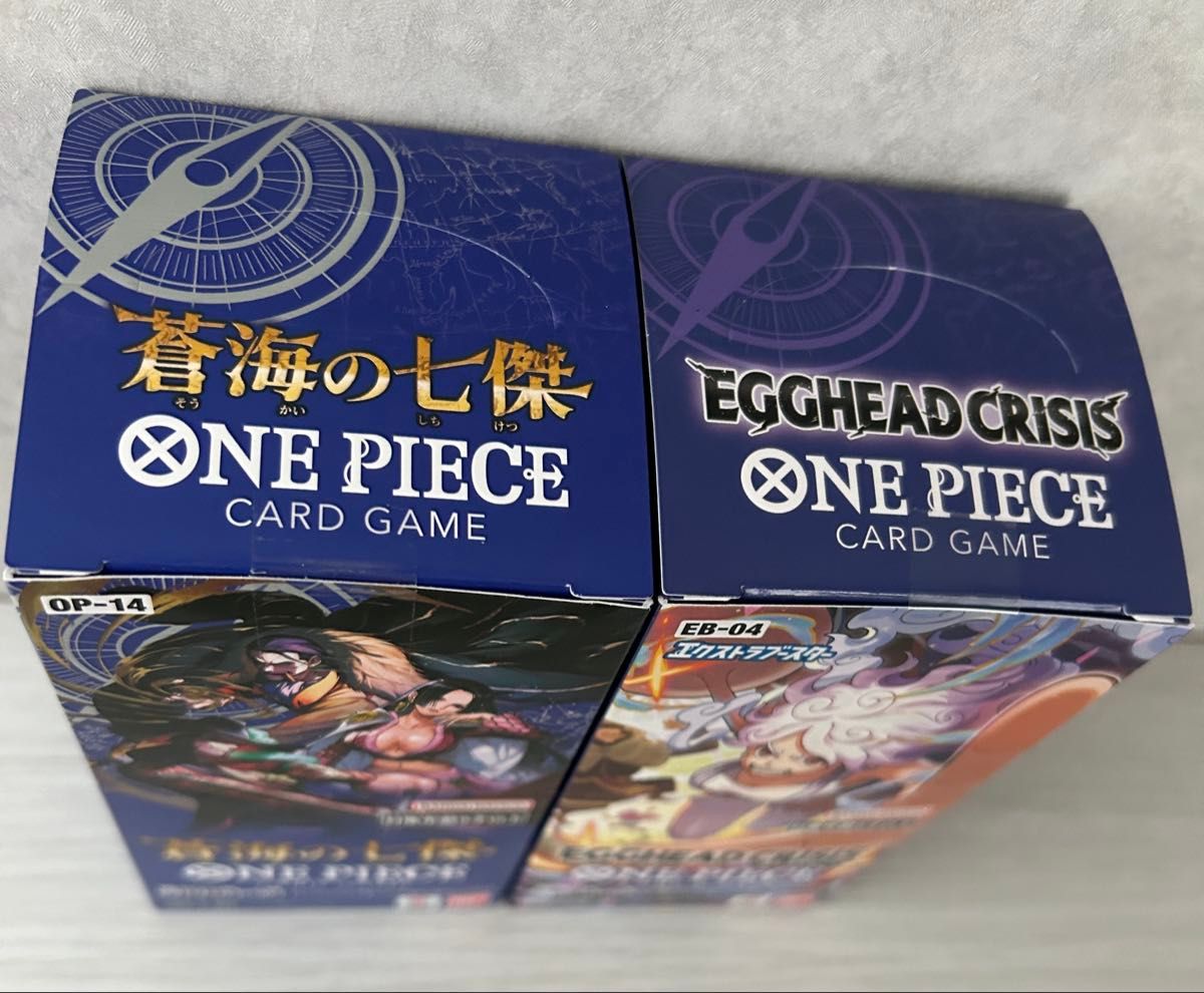 エッグヘッドクライシス 蒼海の七傑 2BOX ワンピースカード EGGHEAD