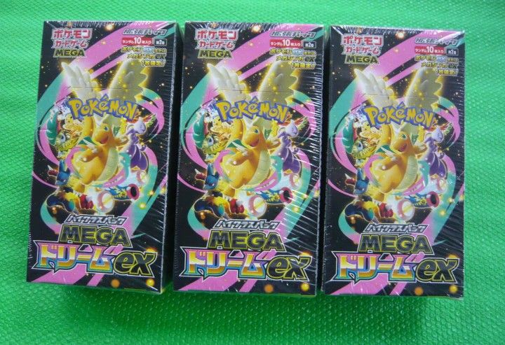 シュリンク付未開封品】ポケモンカードゲーム MEGAドリームex 3BOX