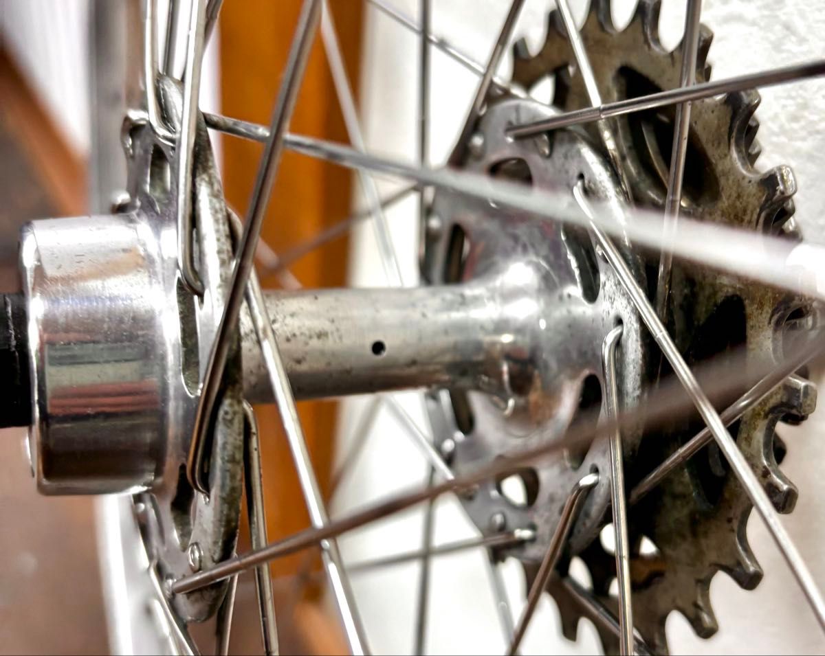 ランドナー ホイールセット シマノラージハブ デュラエーススプロケ