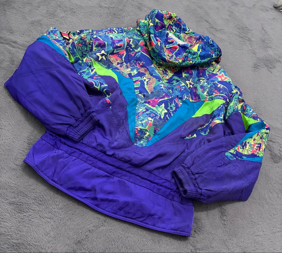 ellesse スキーウェア L 90s レトロ ヴィンテージ スノージャケット