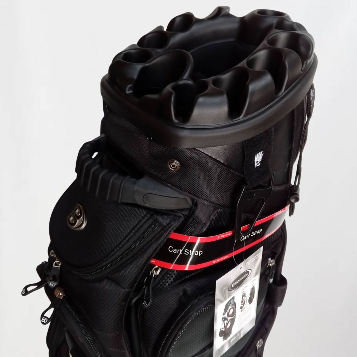 プレミアム BENNINGTON ベニントン 15分割 キャディバッグ ブラック