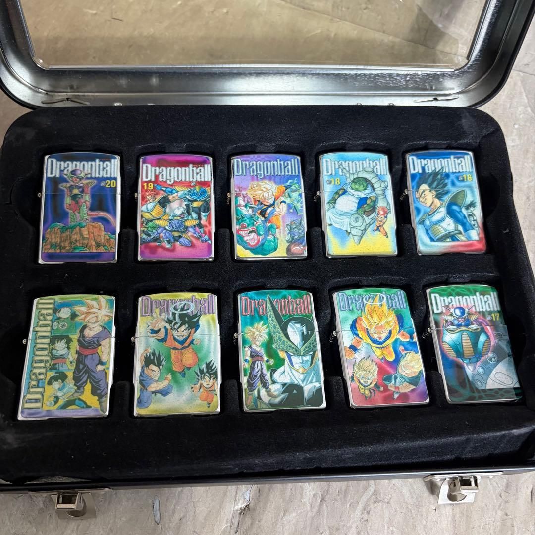 未使用品 ドラゴンボール オイルライター ZIPPO 10個 まとめ ケース付