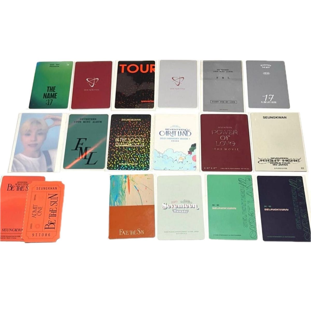 SEVENTEEN スングァン トレカ まとめ売り｜Yahoo!フリマ（旧PayPayフリマ）