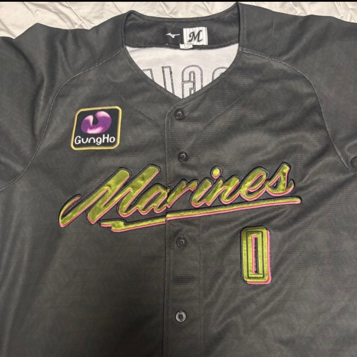 荻野貴司 ブラックサマーユニフォーム 千葉ロッテマリーンズ Lサイズ