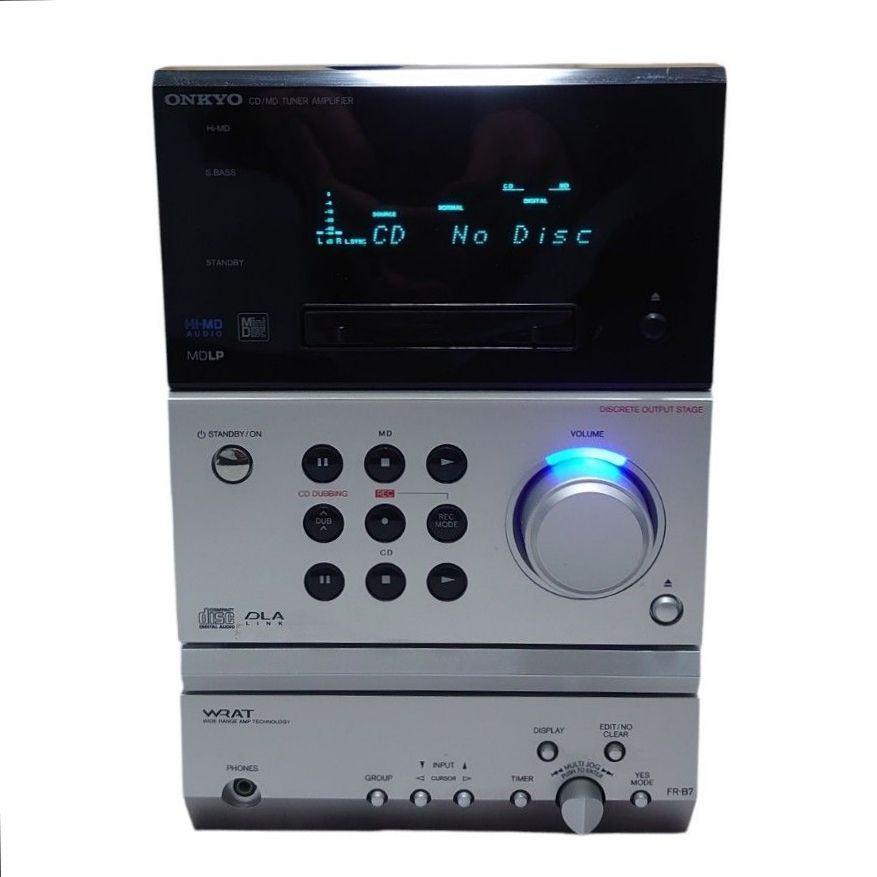 ONKYO X-B7 CD/MD ミニコンポ Hi-MD対応 Bluetoothレシーバー付き
