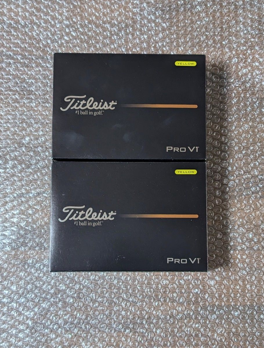 新品 タイトリスト PRO V1 イエロー 2025年モデル 2ダース｜Yahoo
