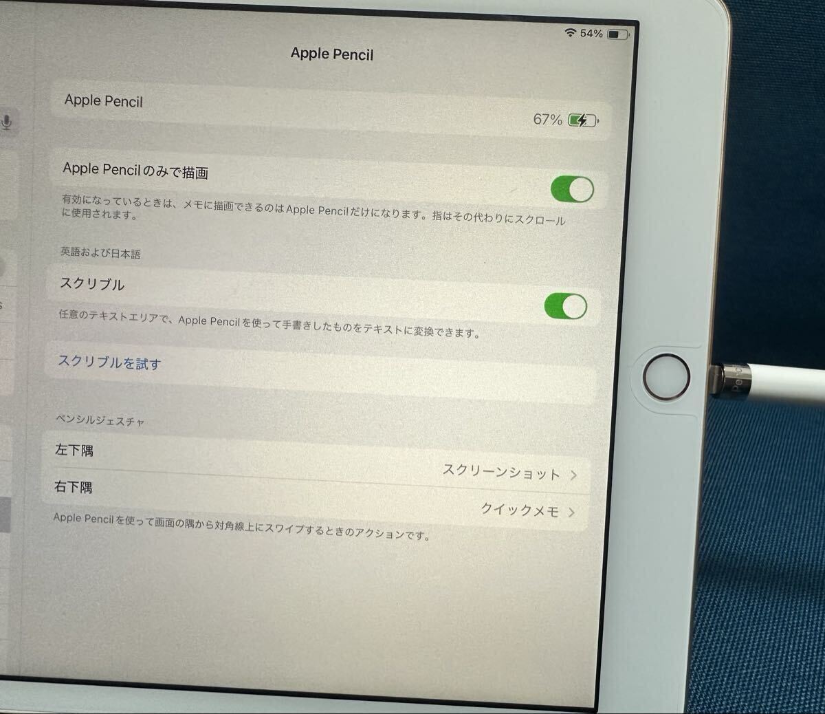 動作確認済】Applepencil 第1世代 アップルペンシル｜Yahoo!フリマ（旧