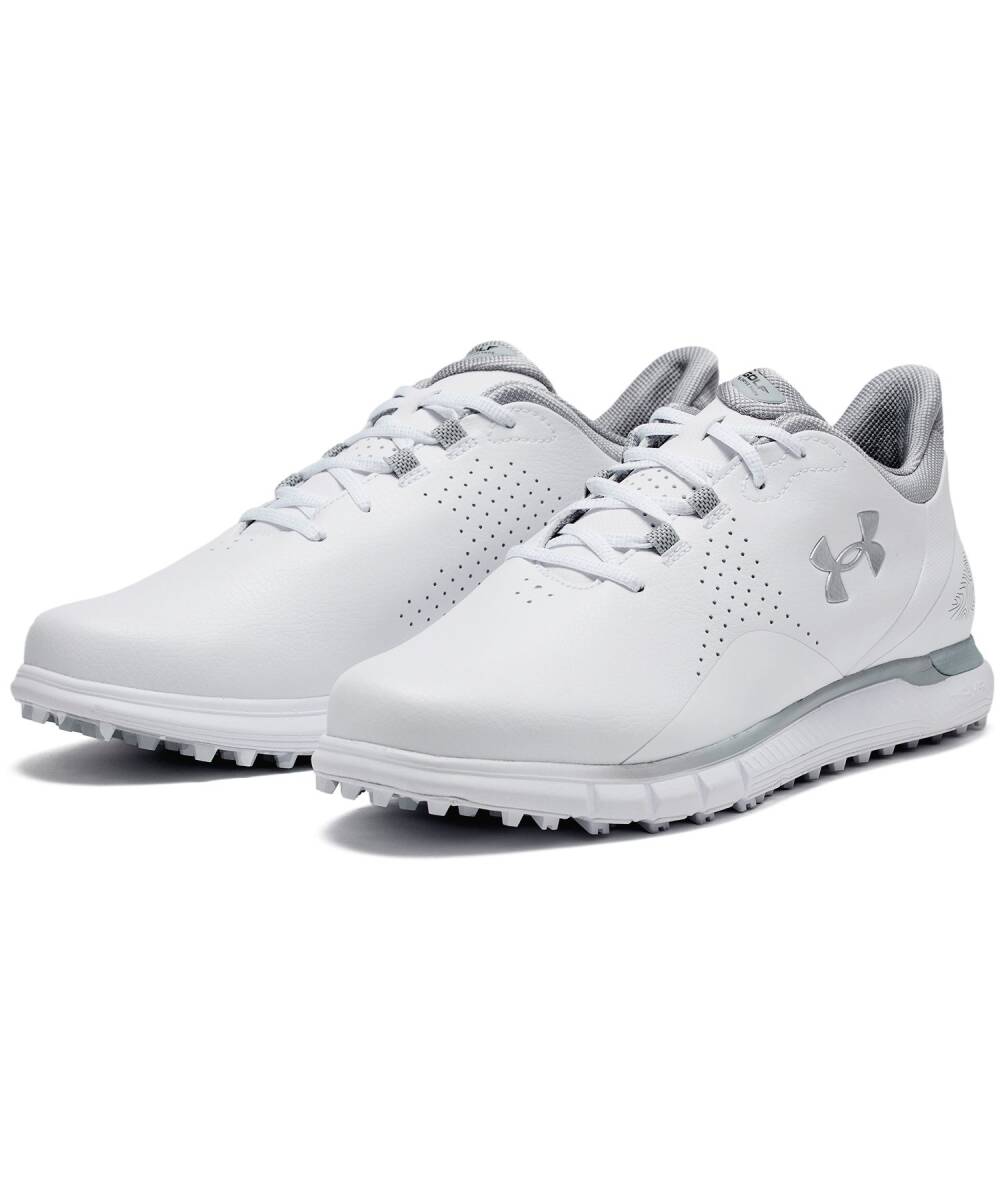 即決新品 UNDER ARMOUR GOLF ゴルフシューズ ホワイト 26 5㎝ アンダー