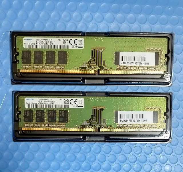 Samsung純正 デスクトップ用メモリ 8GB×2枚＞ SAMSUNG DDR4 メモリ