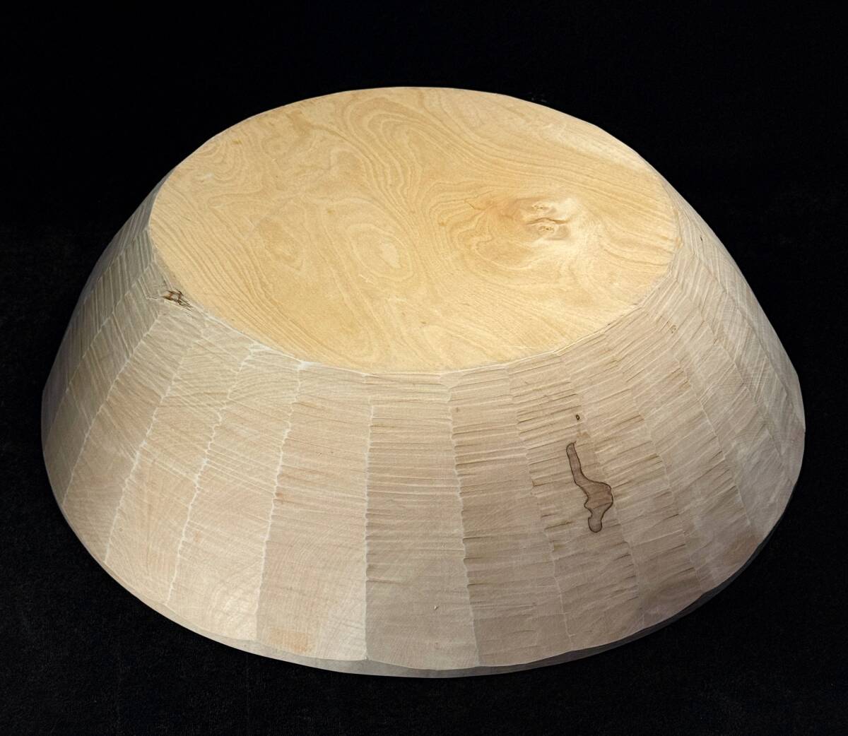 美品 天然木 こね鉢 二点セット うどん・蕎麦道具・捏ね鉢 直径45 5