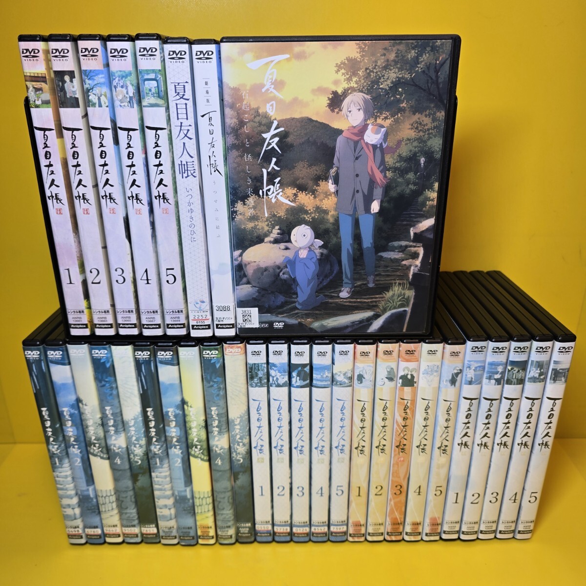 新品ケース交換済み 夏目友人帳【1期～6期+3作品】DVD 全33巻セット