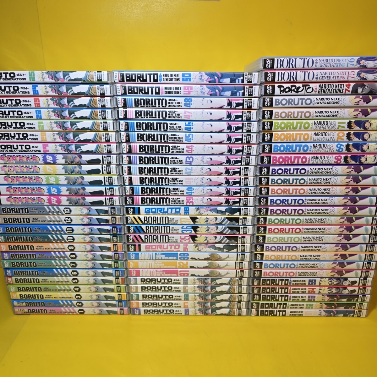 新品ケース交換済み BORUTO ボルト DVD 第一部 全76巻 全巻セット第1話