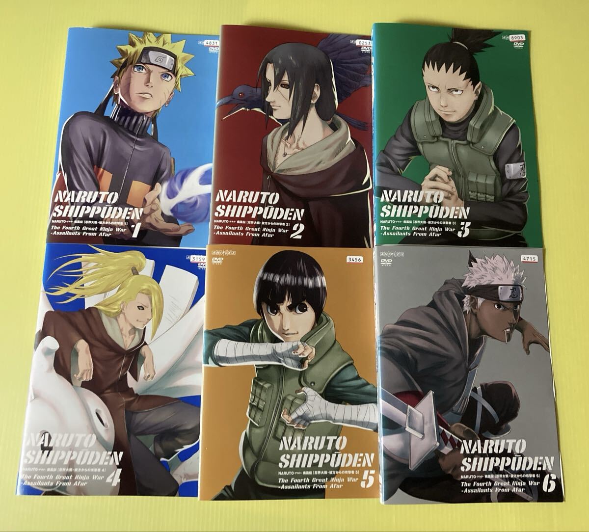 NARUTO 疾風伝 彼方からの攻撃者 6巻全巻セット 管理番号0805 DVD