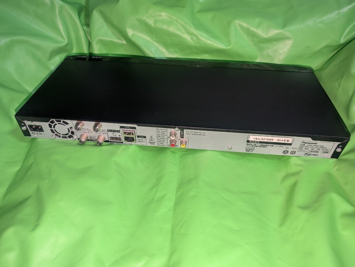 Panasonic パナソニック DMR-BRW1000HDD/BDレコーダー 1TB 2チューナー