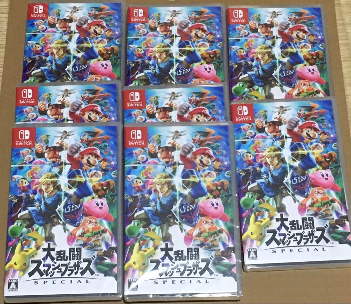 新品未開封 大乱闘スマッシュブラザーズ Nintendo Switch 8本 新品未