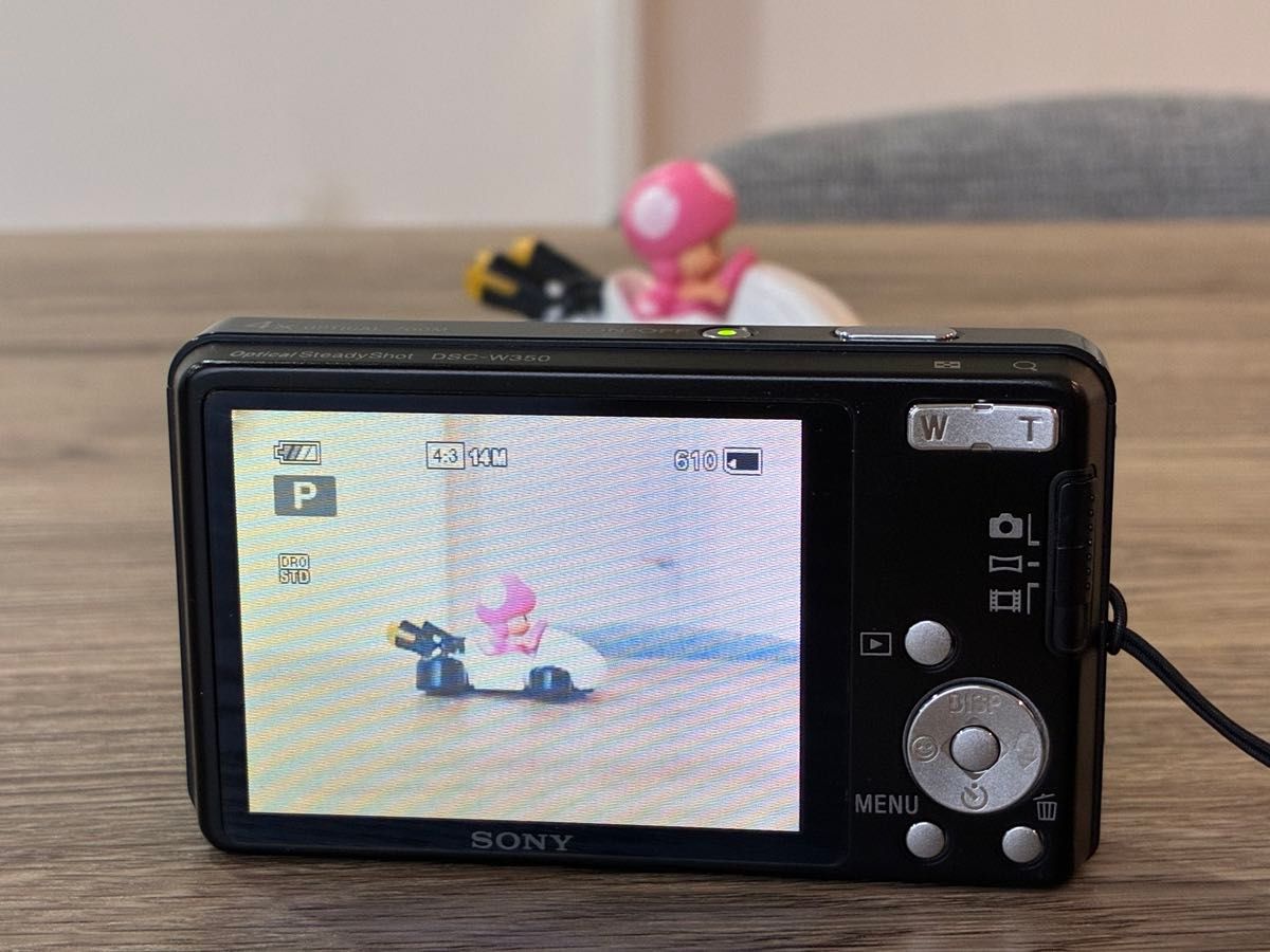 SONY Cyber-Shot DSC-W350 ブラック コンパクトデジタルカメラジャンク