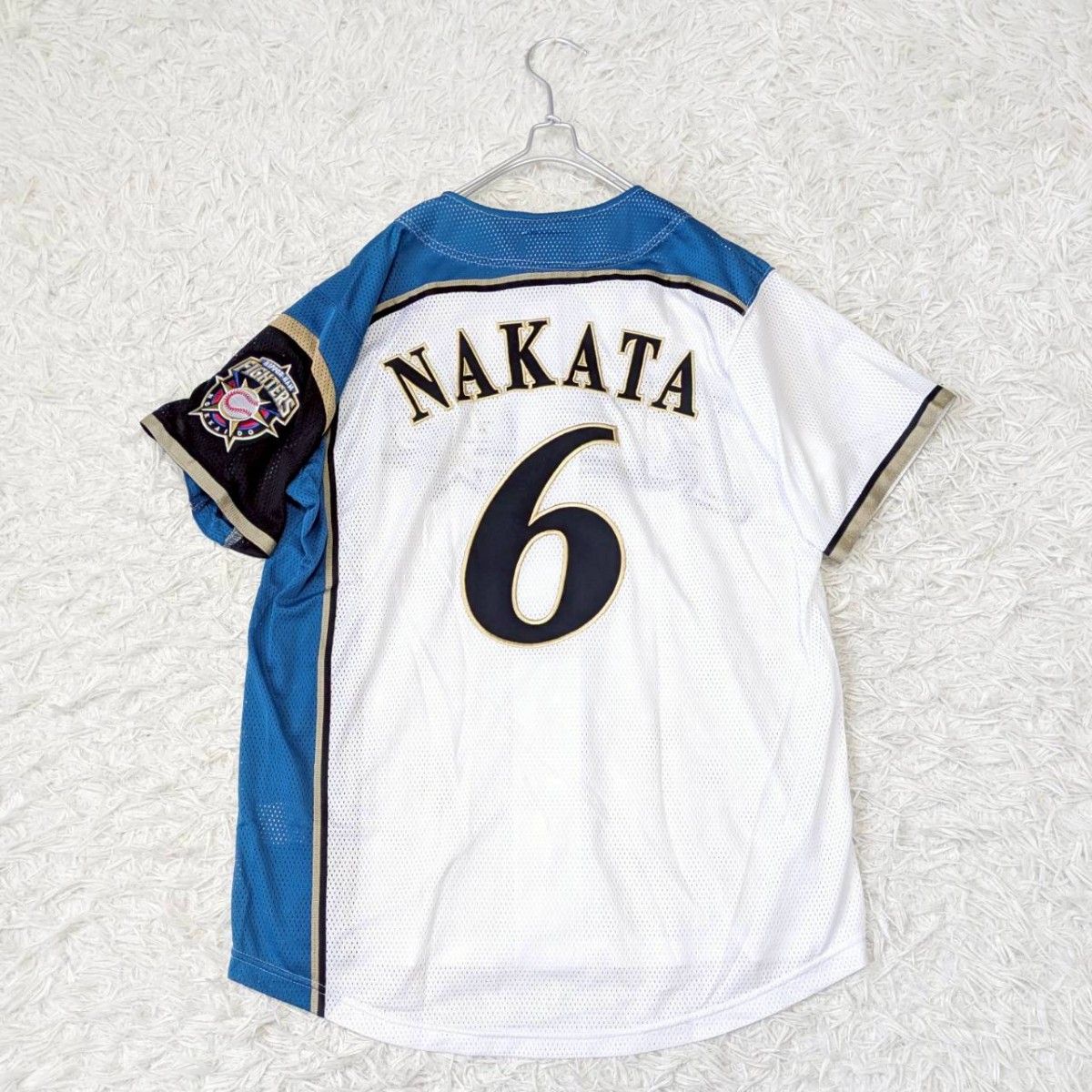 希少 北海道日本ハムファイターズ《中田翔 6》ホームユニフォーム《M