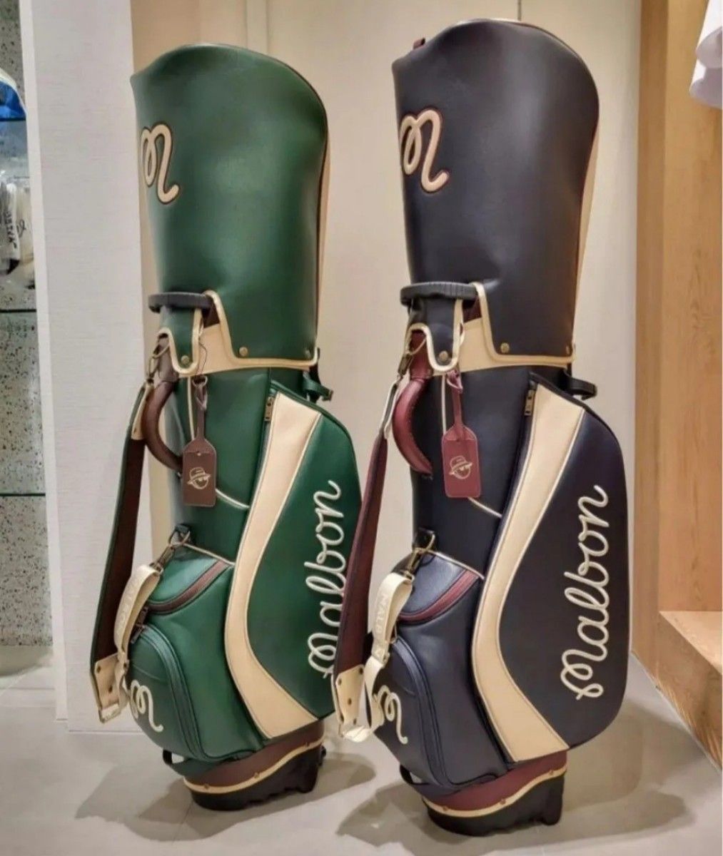 25年新作 Malbon Golf マルボンゴルフバッグ キャディバッグスタンド式