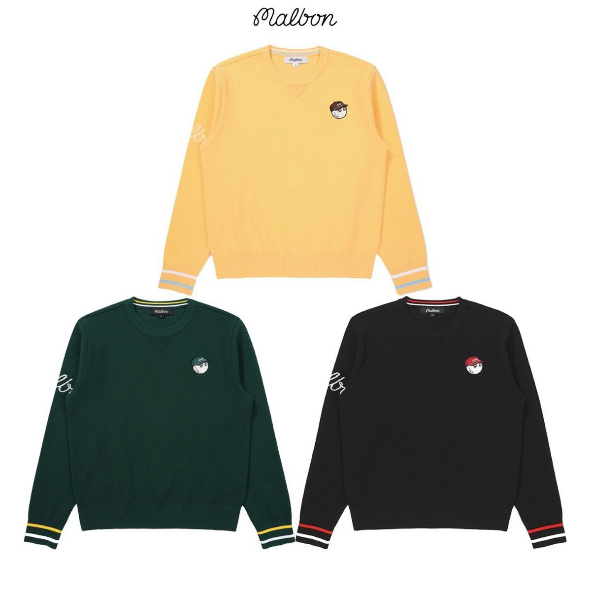 マルボン ゴルフウェア レディース セーター 長袖 トップス malbon