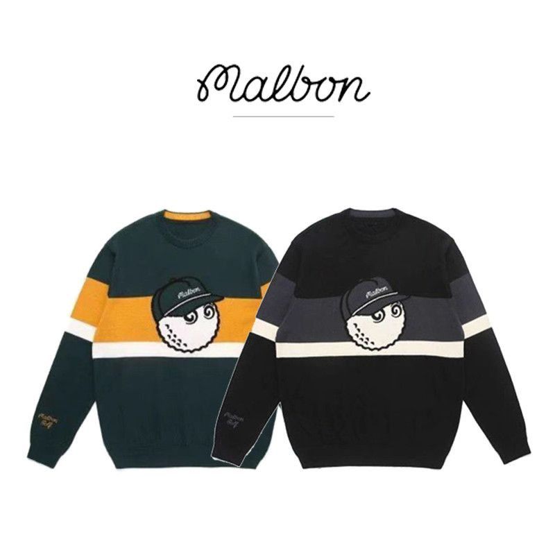 マルボン Malbon ゴルフウェア セーター メンズ 長袖セーター ニット