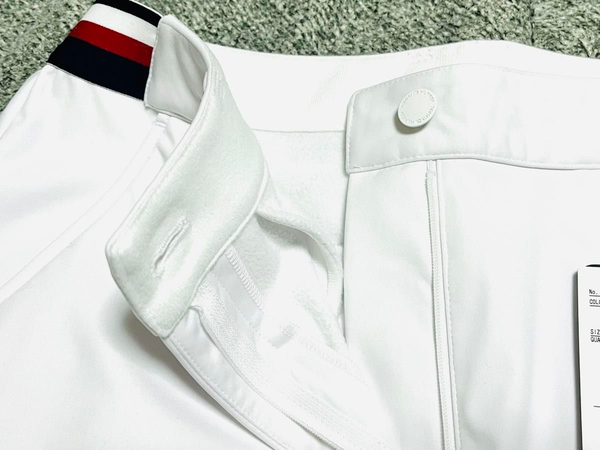 新品 LL トミーヒルフィガー ゴルフ ウォームパンツ 白 ゴルフパンツ