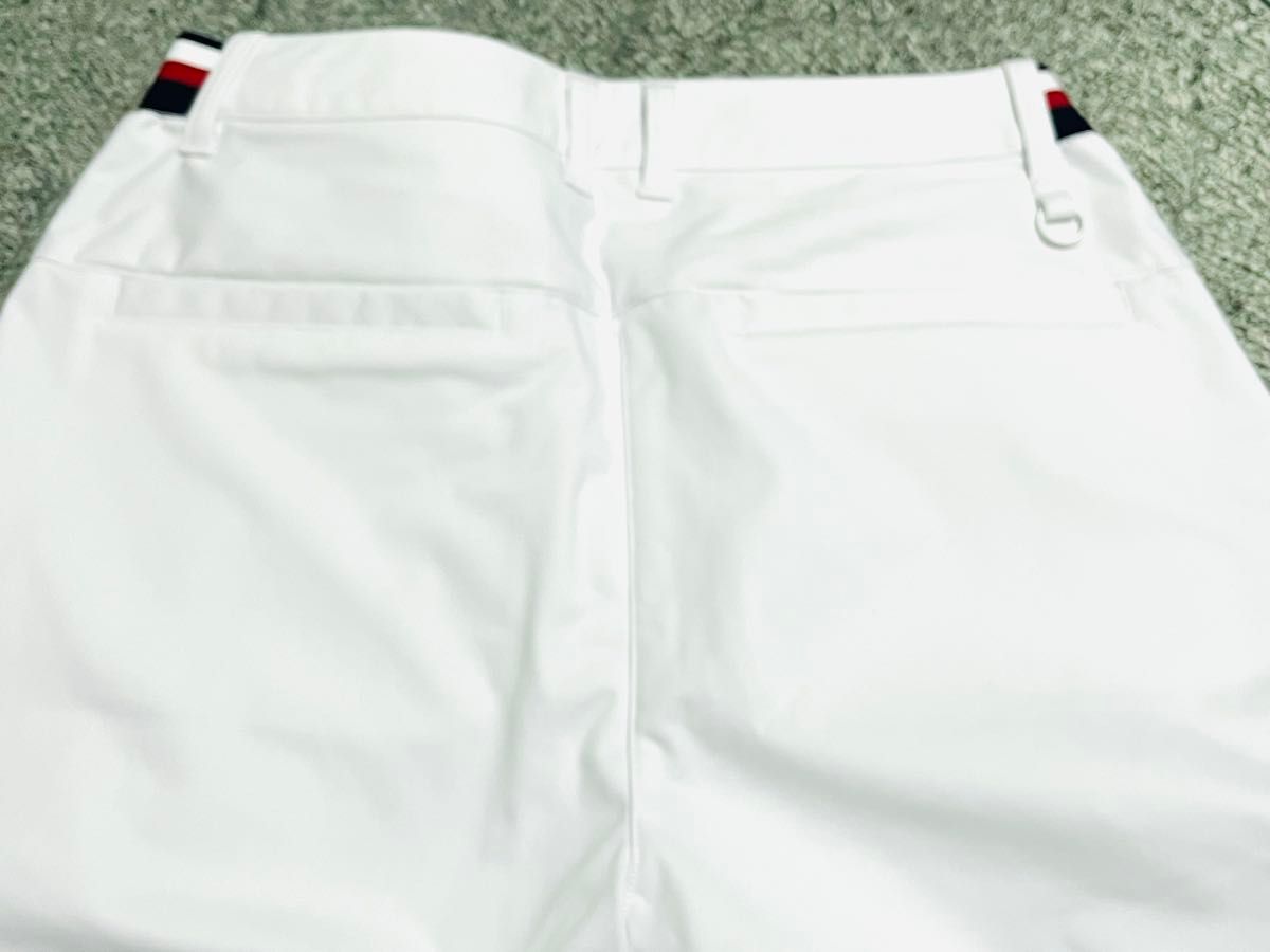 新品 LL トミーヒルフィガー ゴルフ ウォームパンツ 白 ゴルフパンツ