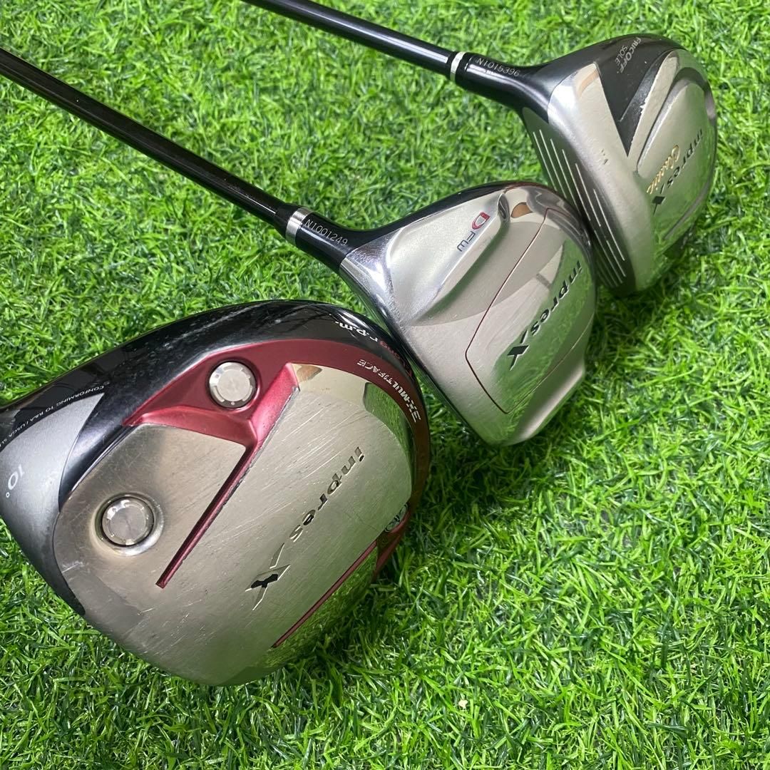 ヤマハ インプレス X ゴルフクラブセット 11本 右利き SR メンズ