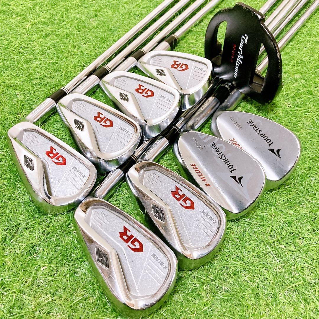H12 ツアーステージ 初心者オススメ ゴルフ クラブセット メンズ 13本
