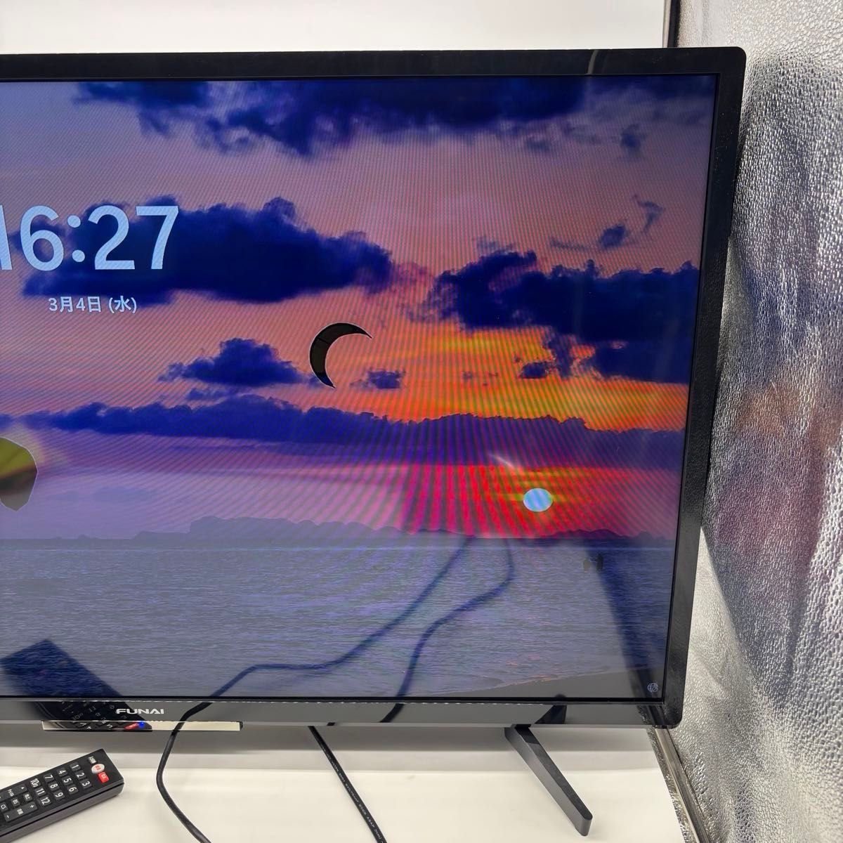 美品】FUNAI 40型 液晶テレビ 500GB HDD内蔵 2022年製 Wチューナー
