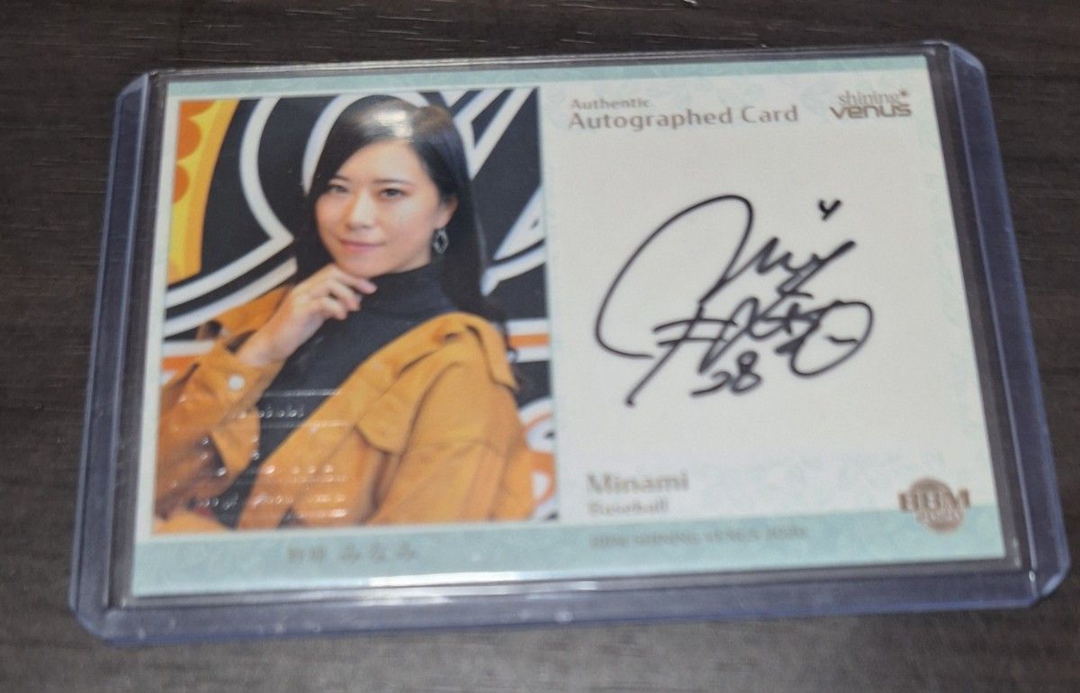 高塚南海 (みなみ) 直筆サイン カード BBM REAL VENUS auto リアル