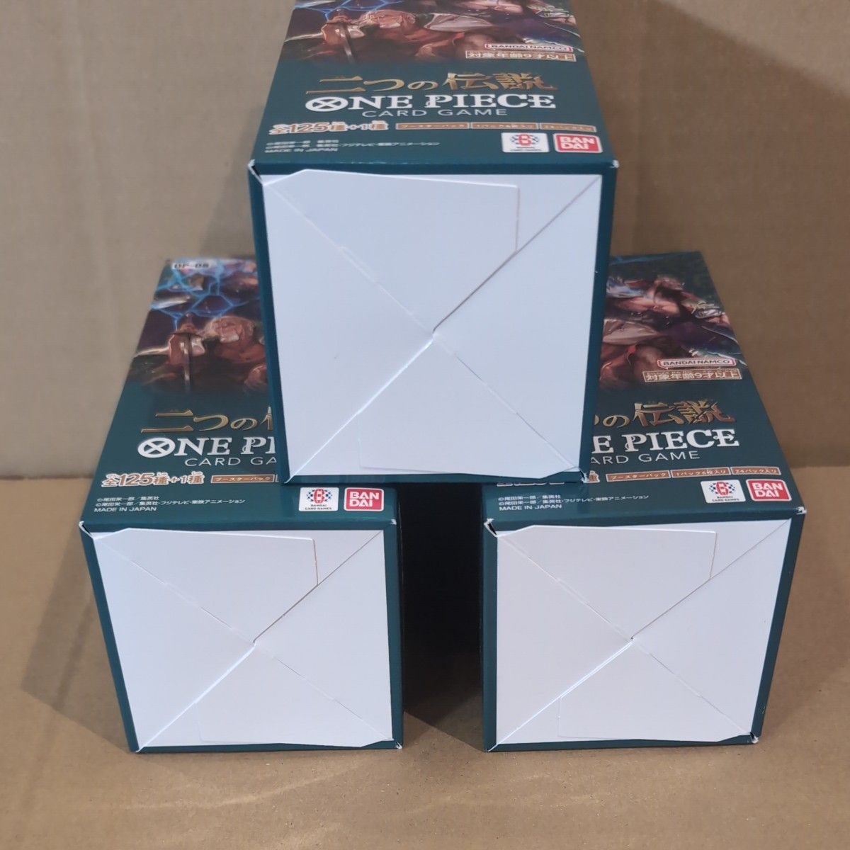 未開封テープ付き】ワンピースカードゲーム OP-08 二つの伝説 3BOX