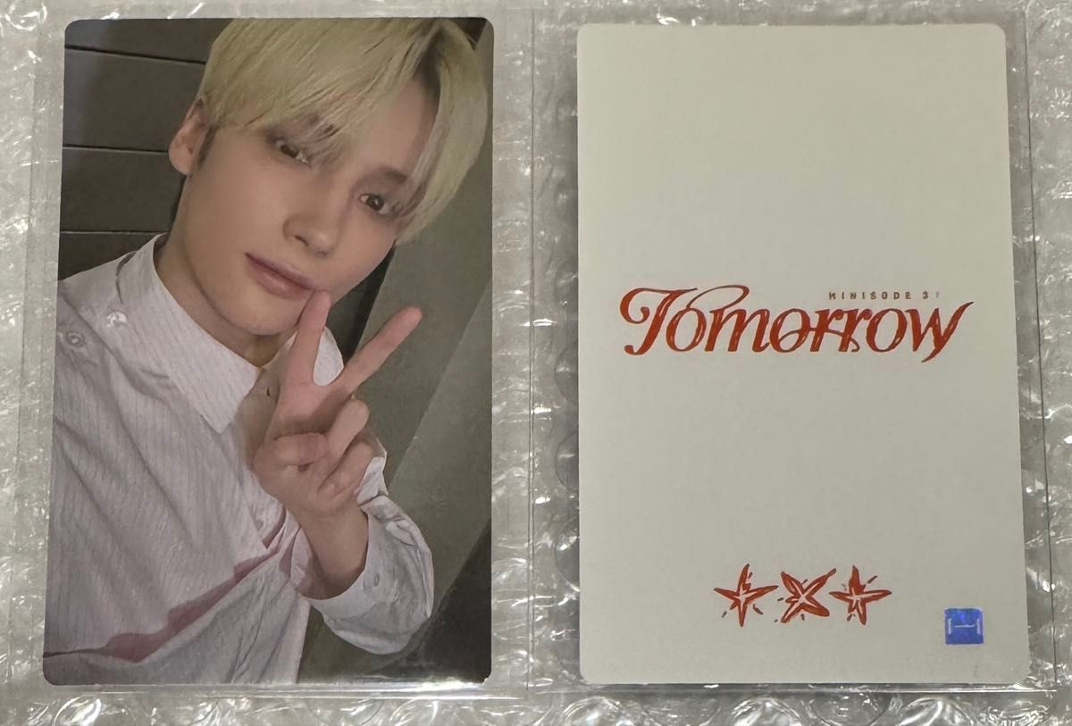 TXT TOMORROW weverse ラキドロ 特典 トレカ ヒュニンカイ｜Yahoo