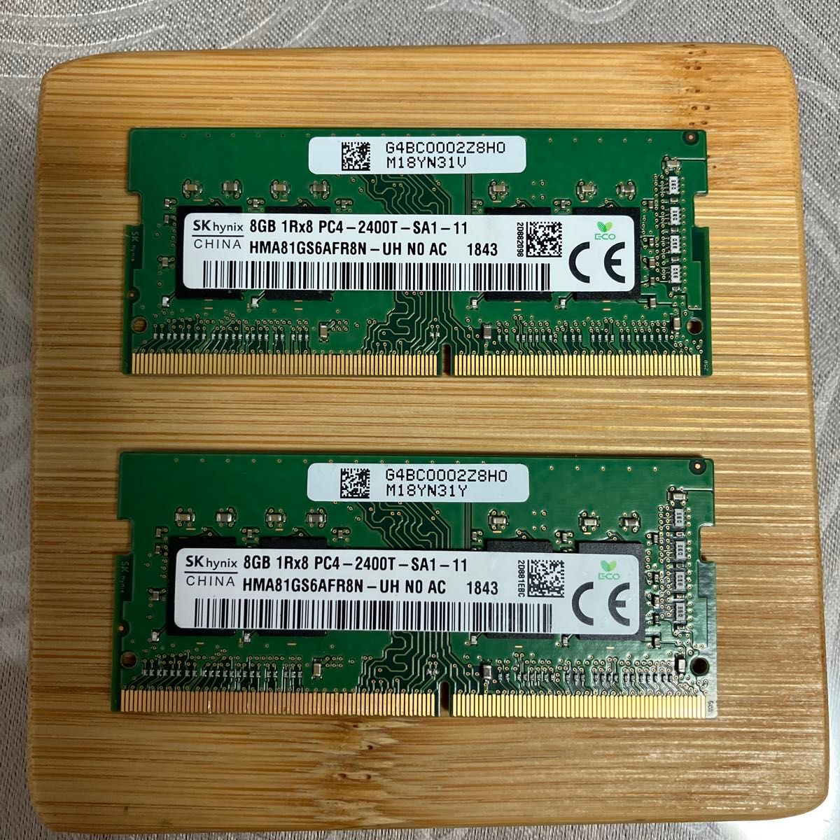 SK hynix 8GB DDR4 PC4-2400T ノートPC用メモリ 2枚組 計16GB｜Yahoo