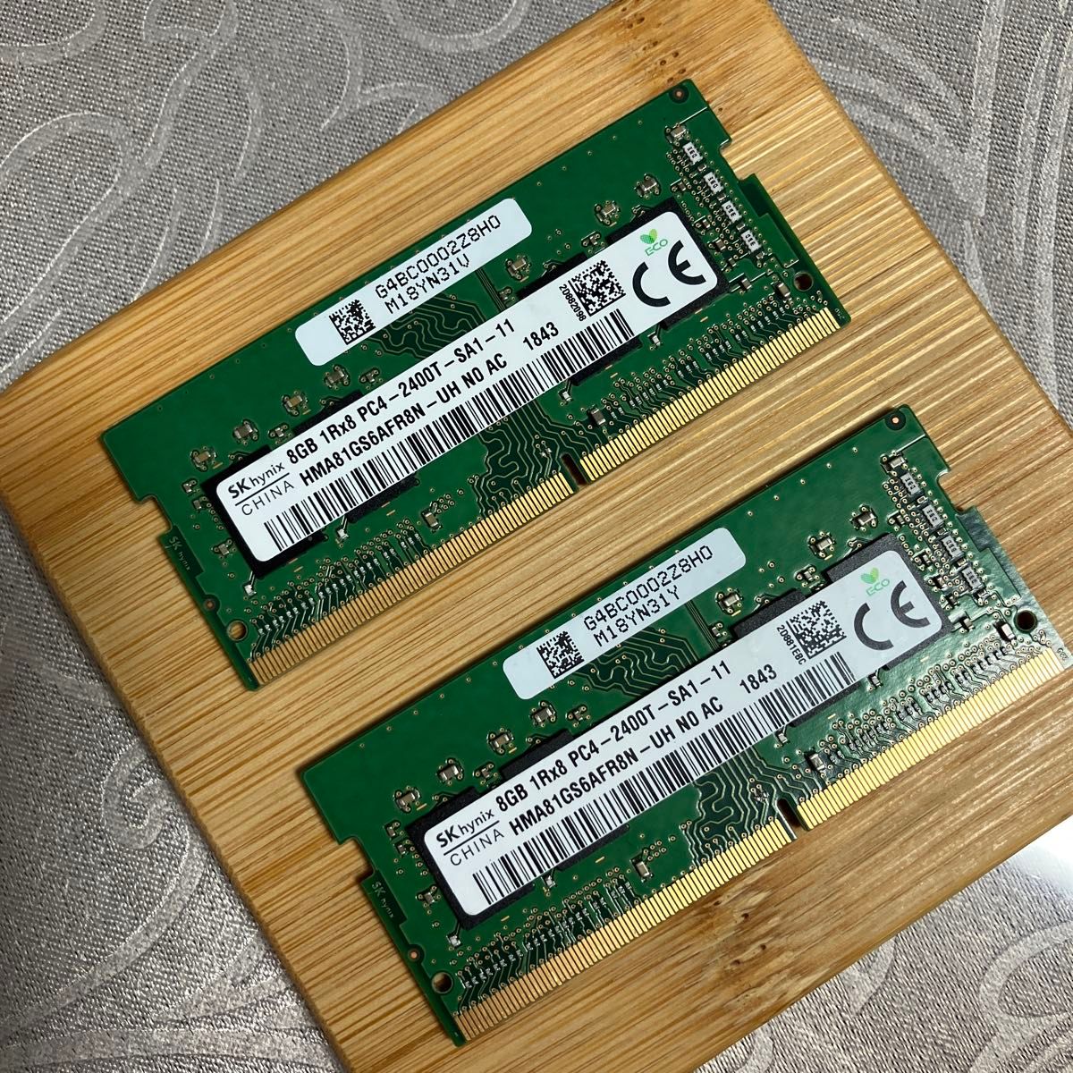 SK hynix 8GB DDR4 PC4-2400T ノートPC用メモリ 2枚組 計16GB｜Yahoo