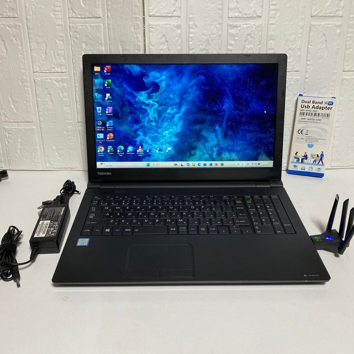 Windows11オフィス2024年 SSD512GB メモリ8GB 東芝ノートPC USB WIFI