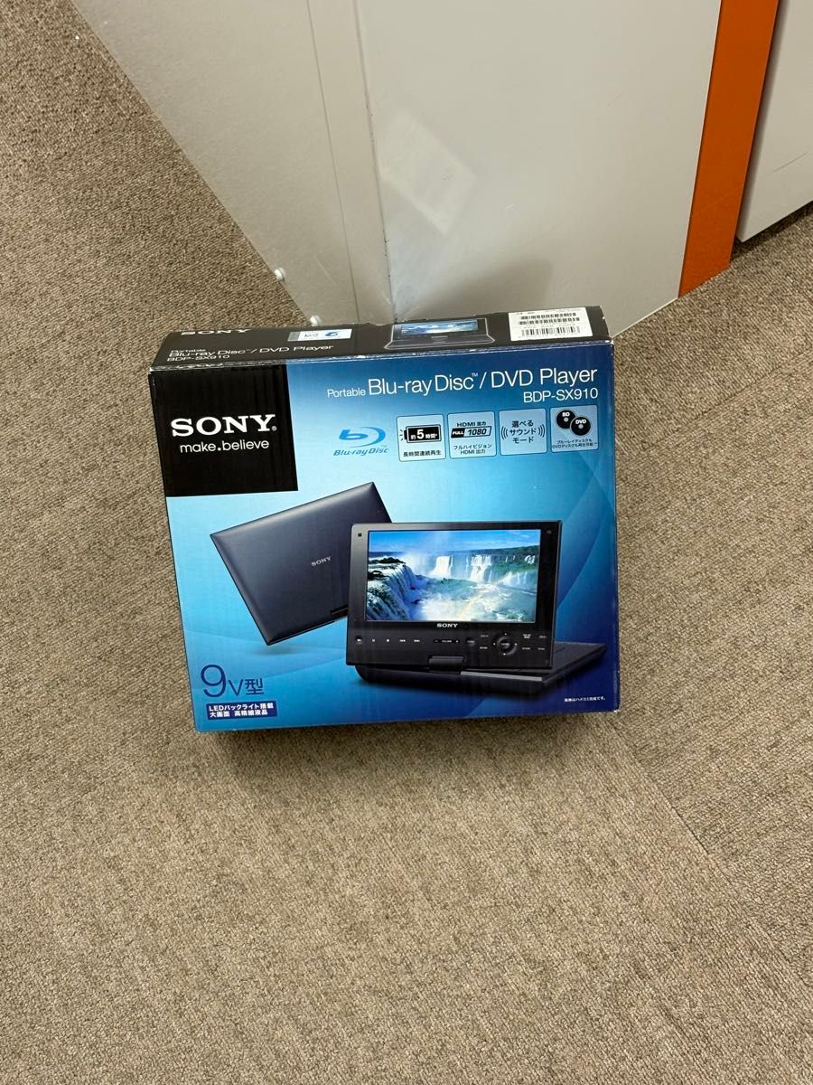 廃盤品】ソニー SONY ポータブルブルーレイ/DVDプレーヤー BDP-SX910