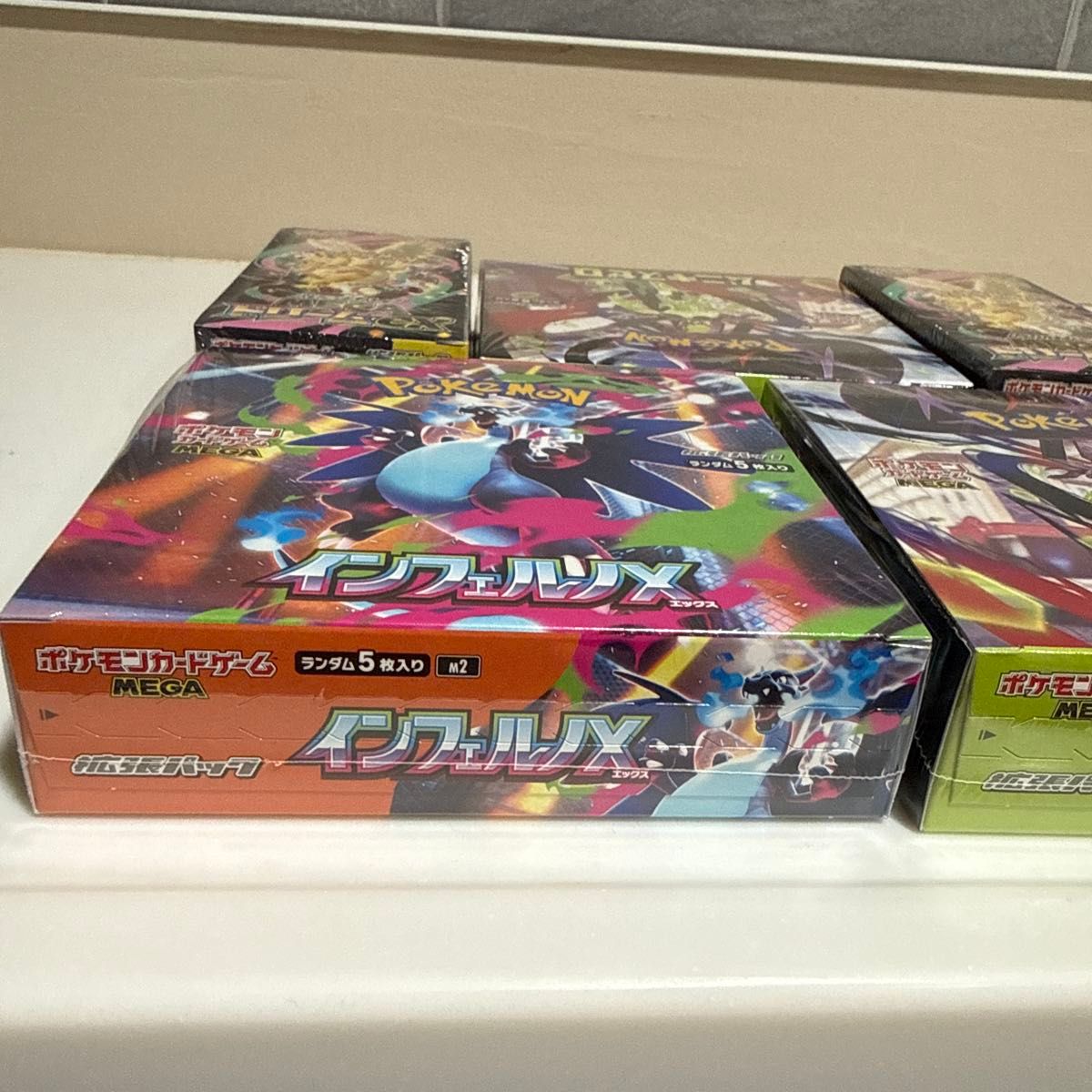 インフェルノX1BOX MEGAドリームex2BOX ムニキスゼロ2BOX 合計5BOX