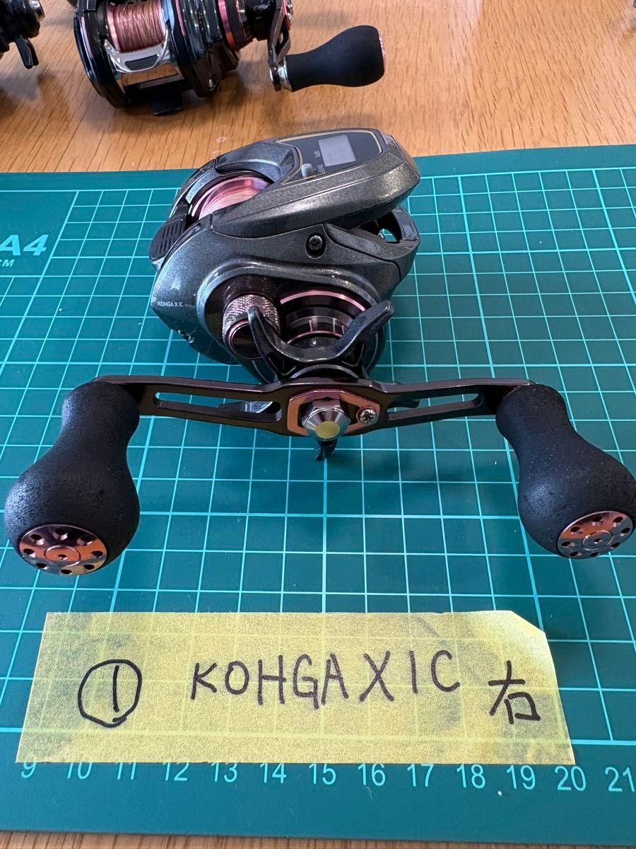 ダイワ 紅牙 KOHGA IC 右巻き タイラバ ベイトリール カウンター付