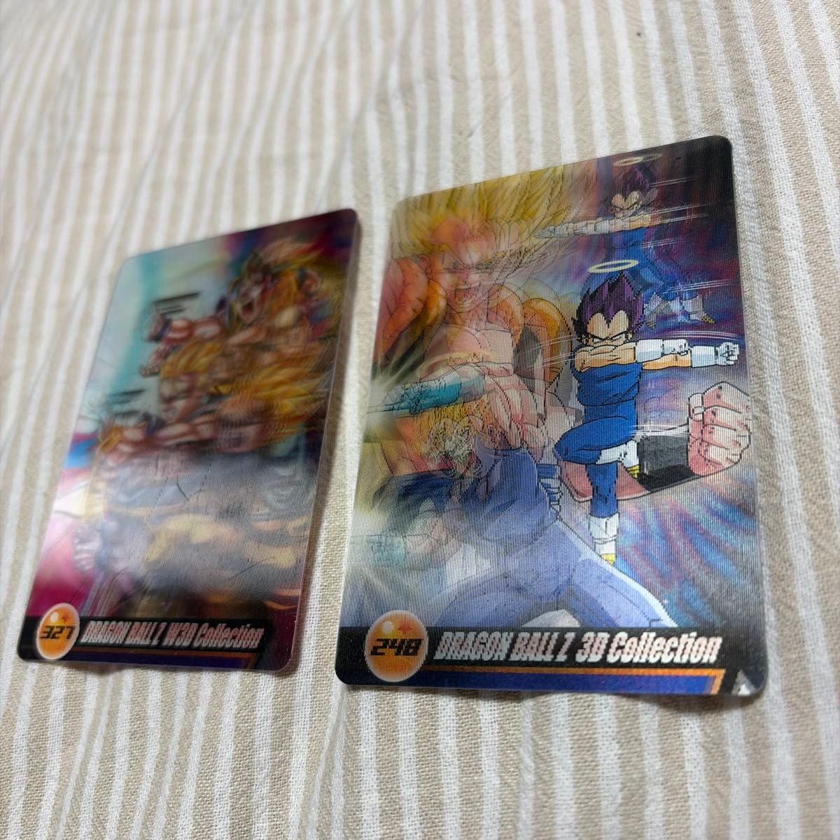 ドラゴンボールZ 3D Collection カード 2枚セット 孫悟空 ベジータ