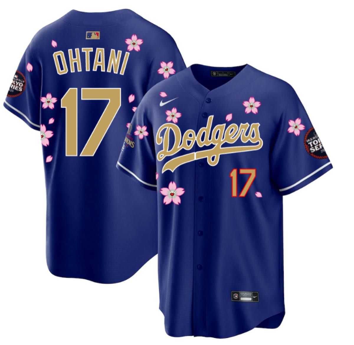 大谷翔平 ドジャース 青ゴールドユニフォーム ナイキ NIKE 2025東京