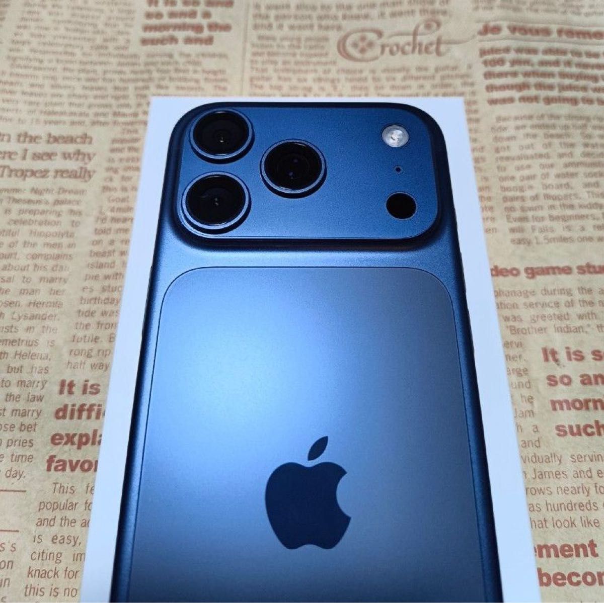 極美品】iPhone 17 Pro ディープブルー 256GB SIMフリー バッテリー