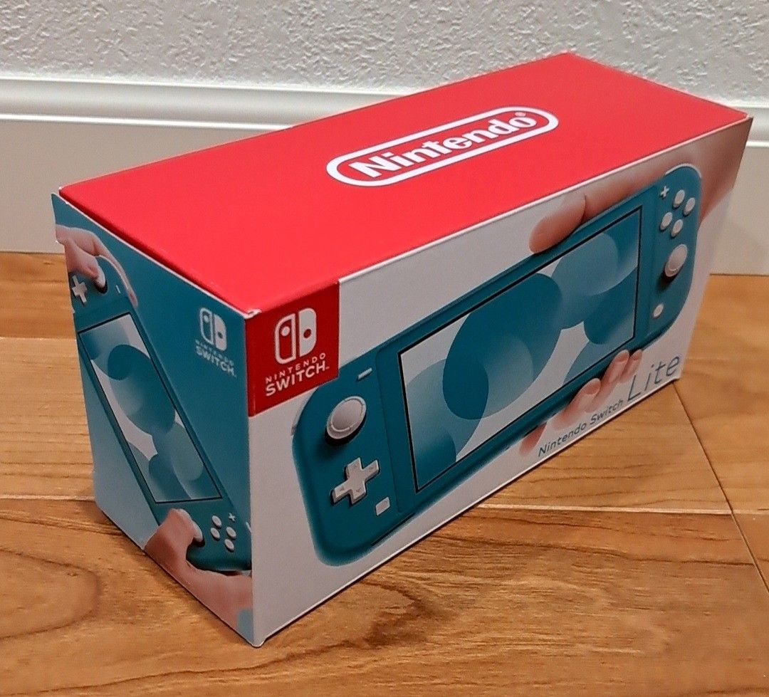 Nintendo Switch Lite ターコイズ 本体 充電器 箱付き ケース付き